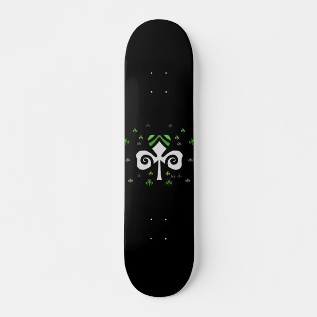 Skateboard Logo de Shamrock Irish Circle (Anverso )