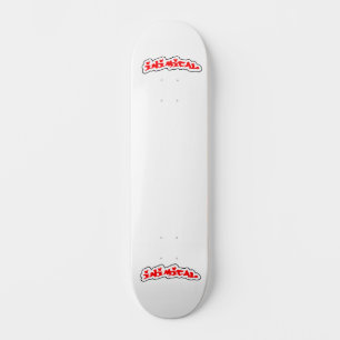 Skateboard Logotipo de etiqueta clásico hostil