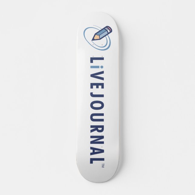 Skateboard Logotipo de LiveJournal (horizontal) (Anverso )