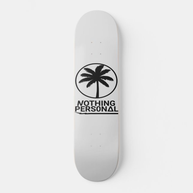 Skateboard Logotipo de Nothing Personal (Anverso)