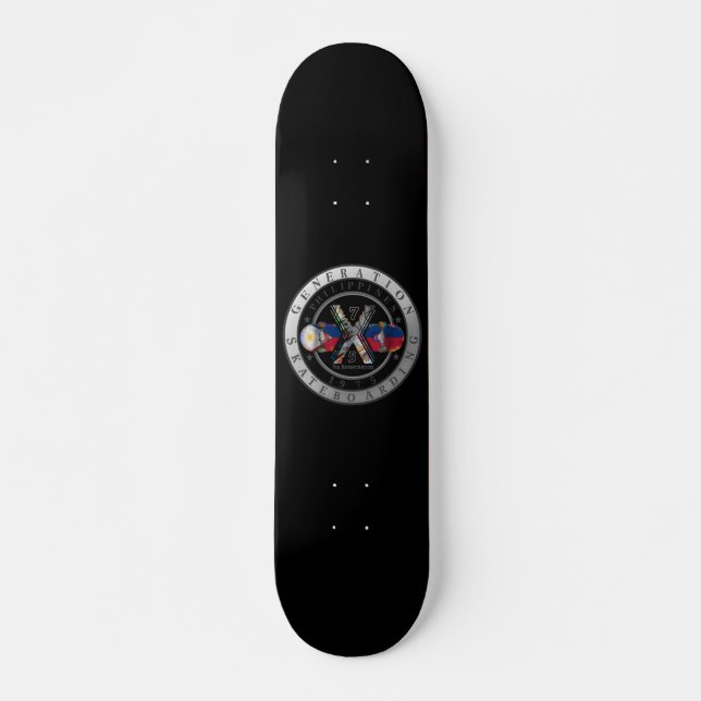 Skateboard Logotipo hecho en Filipinas 1975 (Anverso )