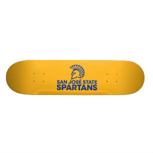 Skateboard Logotipo Wordmark de Spartans del estado de San