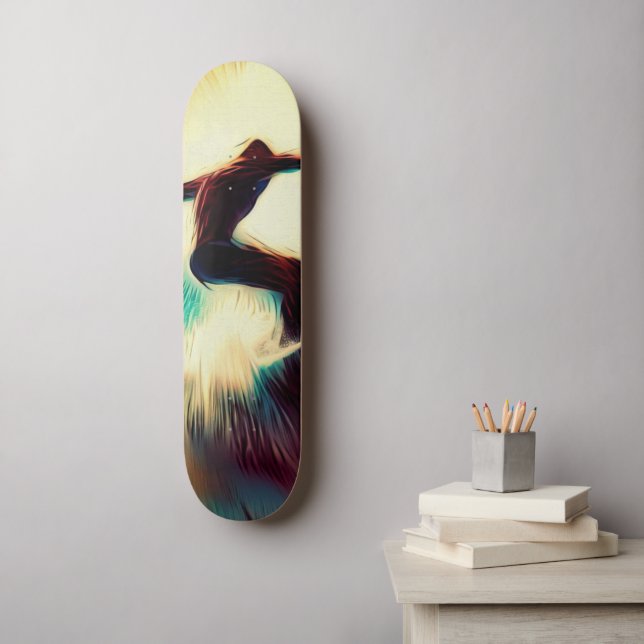SKATEBOARD LONELY SURFER (Arte de la pared)