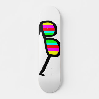 Skateboard Longboard de gafas de sol retro