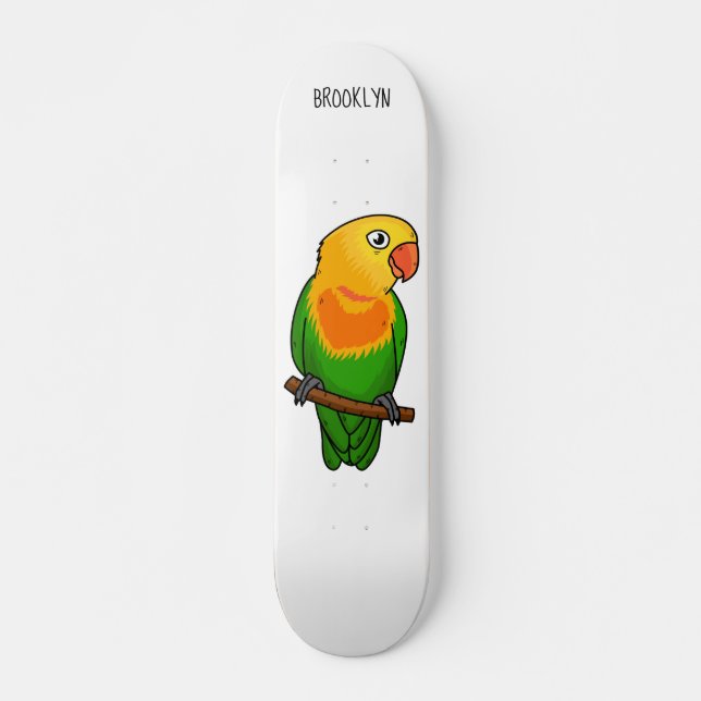 Skateboard Loro personalizado (Anverso )