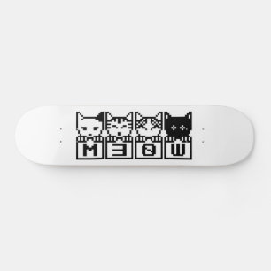 SKATEBOARD LOS CATS M30W DE 8 BITS