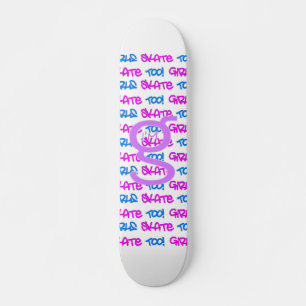 Skateboard ¡Los chicas también patinan! - Patines blancos -(r