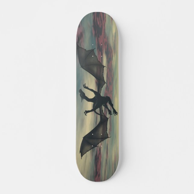 Skateboard Los cielos pintados (Anverso )