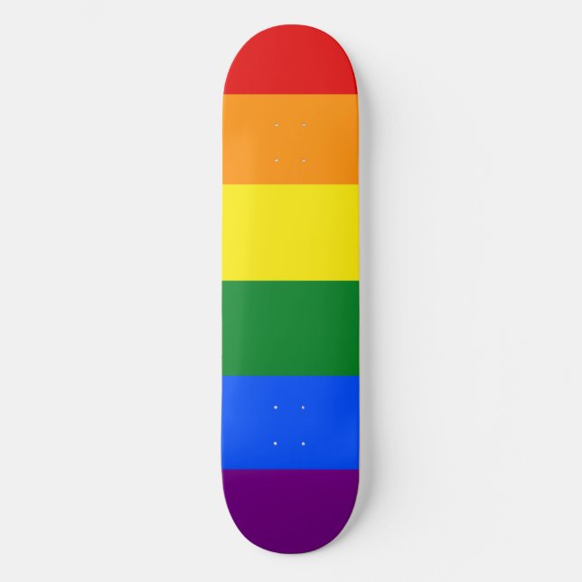 Skateboard Los colores del arcoiris (Anverso)