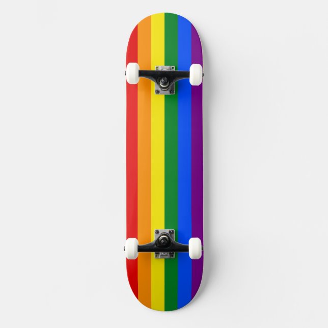 Skateboard Los colores del arcoiris (Anverso)