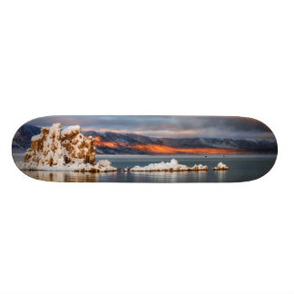 Skateboard Los E.E.U.U., California, salida del sol en el