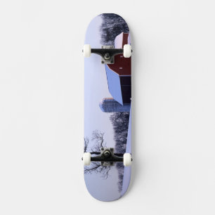 Skateboard Los E.E.U.U., Virginia, Shenandoah Valley, granero