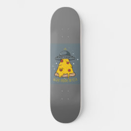 Skateboard "Los extranjeros creen en la pizza"