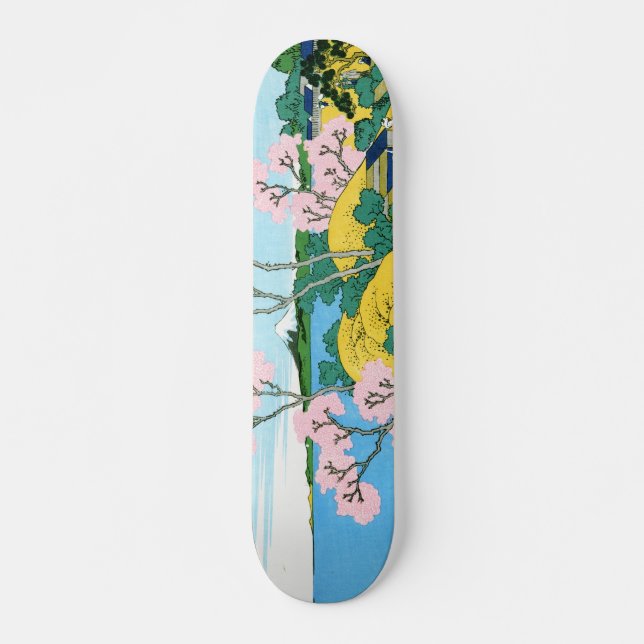 Skateboard Los Fuji de Gotenyama en Shinagawa Hokusai ukiyo (Anverso )