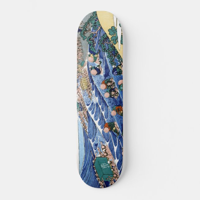 Skateboard Los Fuji de Kanaya en el Tokio Tokaido Hokusai uki (Anverso)