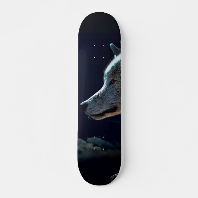 Skateboard Los lobos y la luna de los tontos (Anverso )