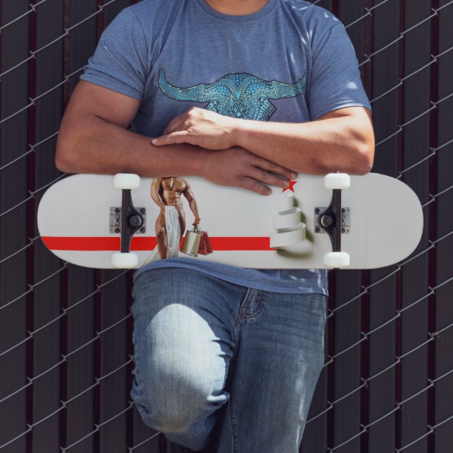 Skateboard Los Navidades de SlipperyJoe compran papel blanco  (Exterior 3)