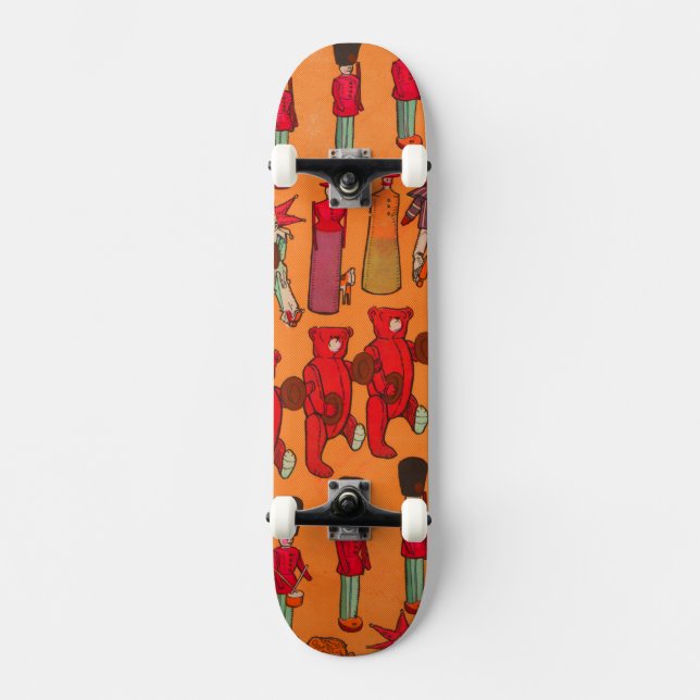 Skateboard Los navidades juguetean a los niños vintage (Anverso)