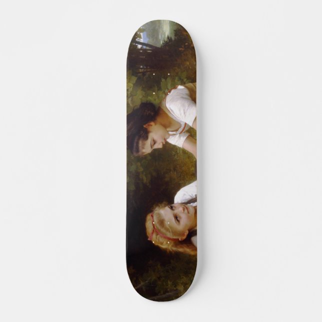 Skateboard Los "Noisettes" de Bouguereau en 1882 (Anverso )