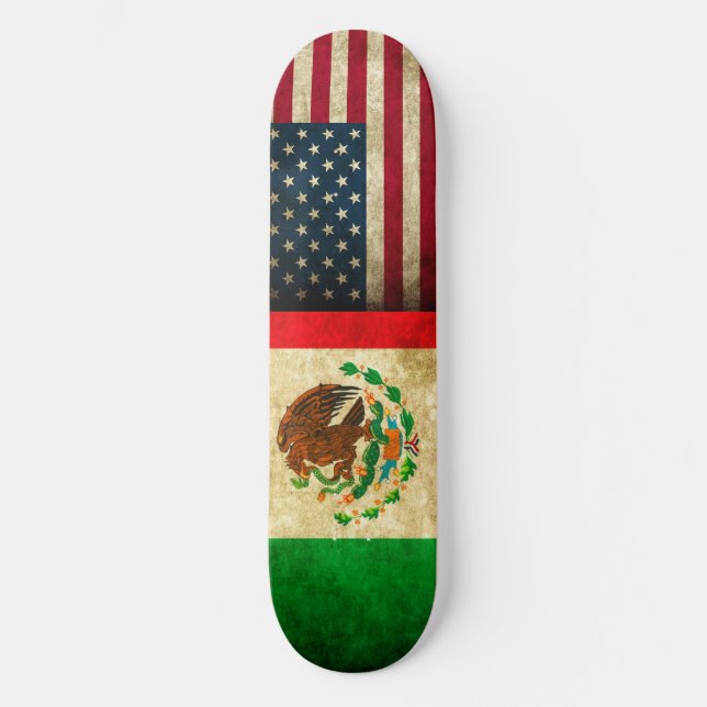 Skateboard ¡Los patinadores mexicano-americanos necesitan est (Anverso)