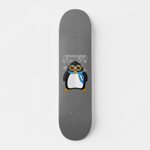Skateboard Los pingüinos me hacen feliz