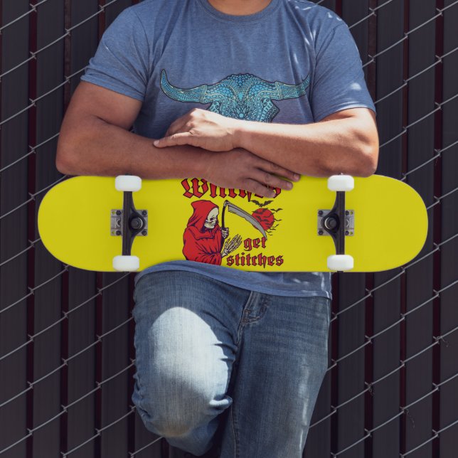 Skateboard LOS TESTIGOS SE ENCUENTRAN Halloween de miedo dive (Exterior 3)