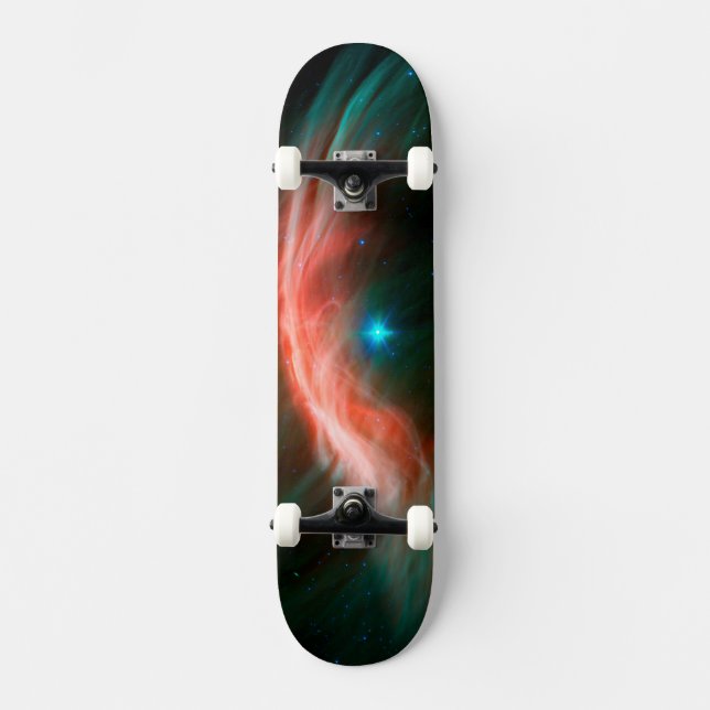 Skateboard Los Vientos Estelares Salen De Zeta Ophiuchi. (Anverso)