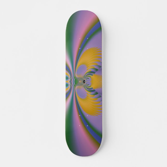 Skateboard Loto Púrpura (Anverso )