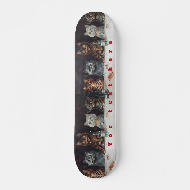 Skateboard Louis Wain Cats (Anverso )