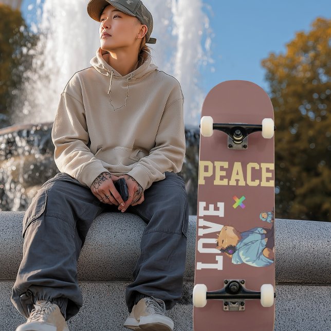 Skateboard LOVE × CAPYBARA - Custom (Subido por el creador)