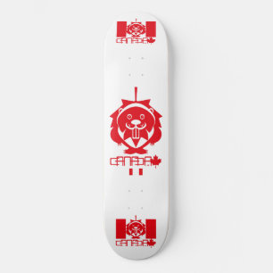 Skateboard LOVE Castor/ Maple Bandera Canada by Masanser