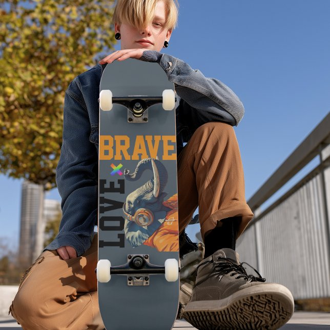 Skateboard LOVE × ELEPHANTS - Custom (Subido por el creador)