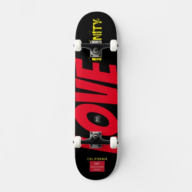Skateboard LOVE INFINITY SKATEBOARDS/ JMT  USA  Tablas de ska (Anverso)