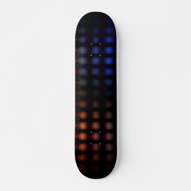 Skateboard Luces brillantes y coloridas (Anverso )