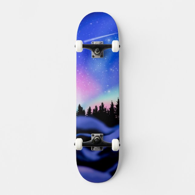 Skateboard Luces de ensueño (Anverso)