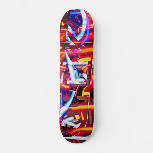 Skateboard luces destrozadas (Anverso)
