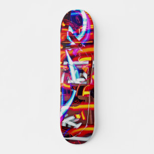Skateboard luces destrozadas