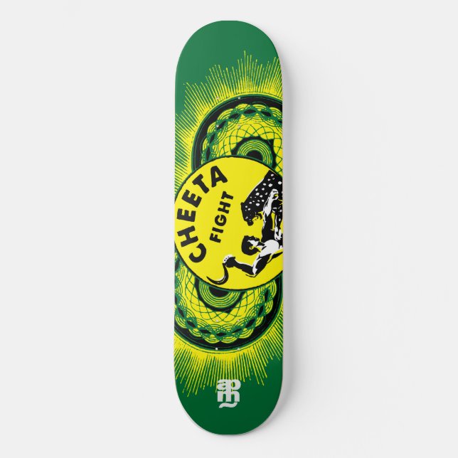 Skateboard ¡Lucha de Cheeta! (Anverso)