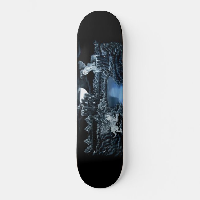 Skateboard Lucha entre el distrito de Golem y Dolem (Anverso)