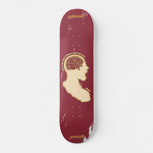 Skateboard Lucha o huida (Anverso)