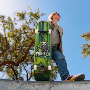 Skateboard Luchador de Artes Marciales Panda Selva de Bambú