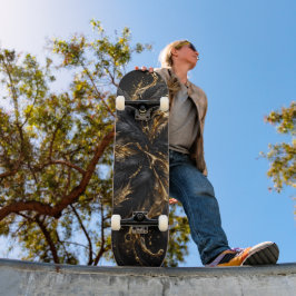 Skateboard Lujo Glamour Oscuro