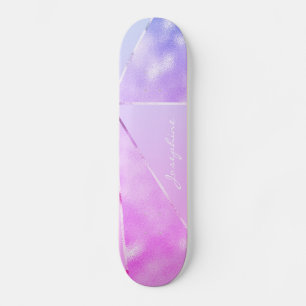 Skateboard Lujoso nombre moderno personalizado de purpurina r