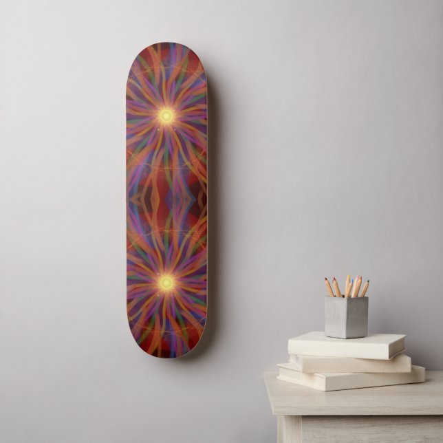 Skateboard Luminance Hoverwheels – Edición Movimiento Radiant (Arte de la pared)