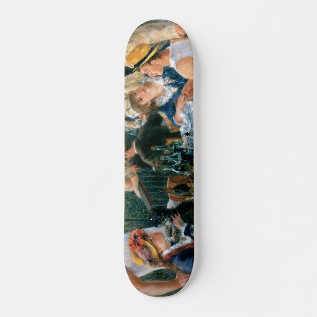Skateboard Luncheon de Renoir del Fiesta del barco (1881) (Anverso )