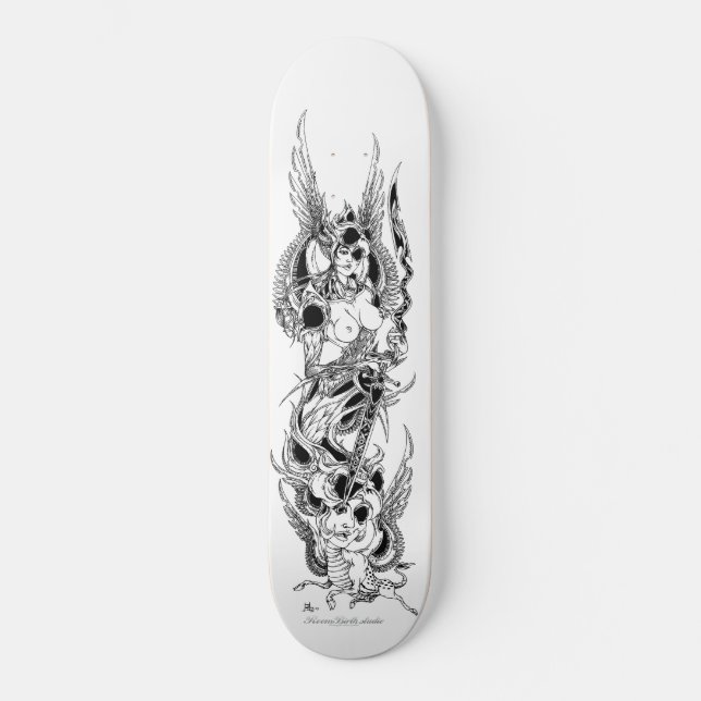 Skateboard luz del alma del pájaro (Anverso)