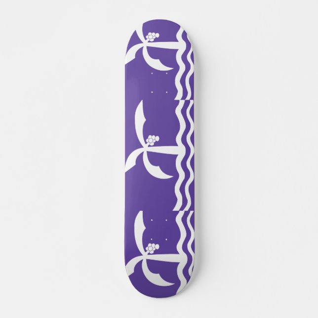 Skateboard Macae, bandera del Brasil (Anverso )