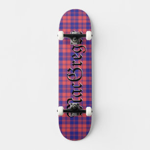 Skateboard MacGregor Clan Tartan Scottish Plaid Pattern
