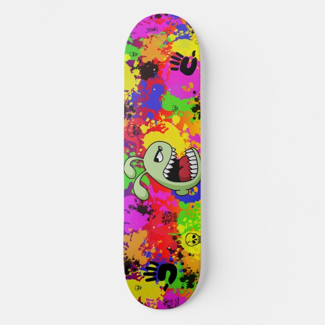 Skateboard Mad Bunny (Anverso)