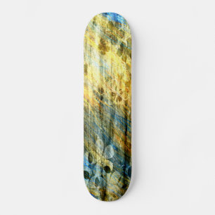 Skateboard Madera de arte floral vintage